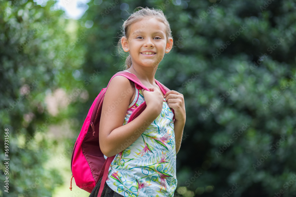 Child going to school Child going to school