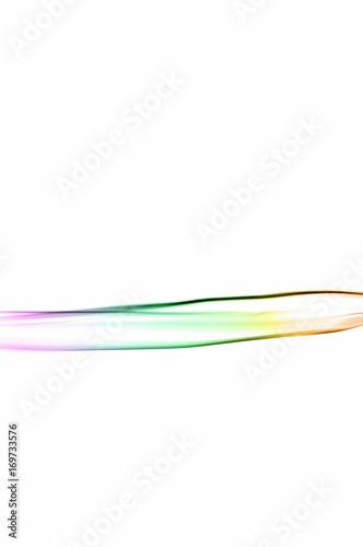 Abstract colorful smoke on white background, smoke background,colorful ink background,Violet, Green, Orange