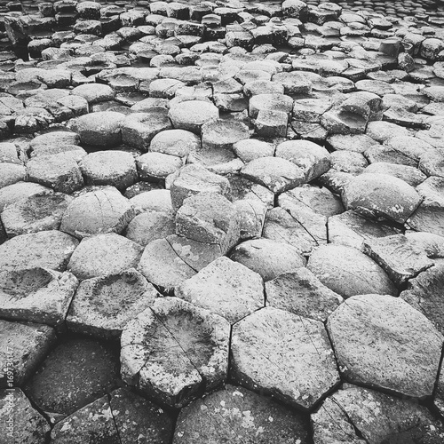 Basaltsäulen am Giant's Causeway, Nordirland photo