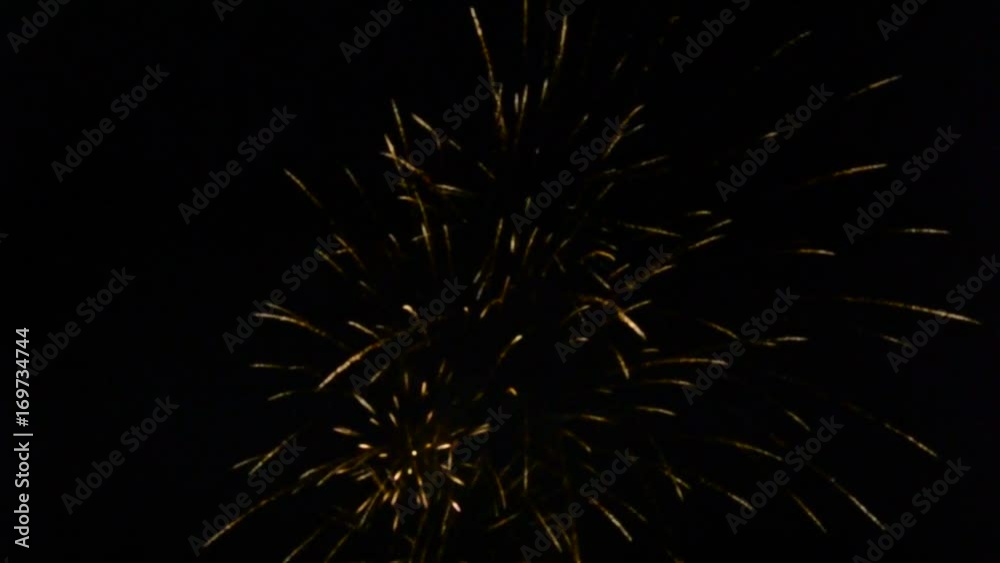 Fuochi pirotecnci _ bombe colorate che esplodono nel cielo di notte Fuochi pirotecnci _ bombe colorate che esplodono nel cielo di notte