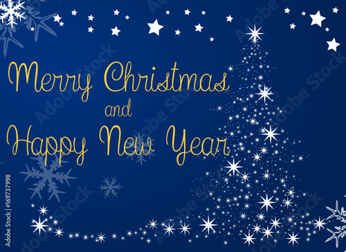 Merry Christmas and happy new year background