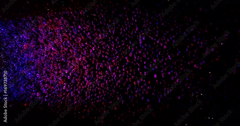  a crowd of people at a concert. drone point of view