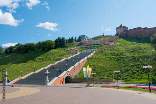 Chkalov stairs in Nizhny Novgorod photo