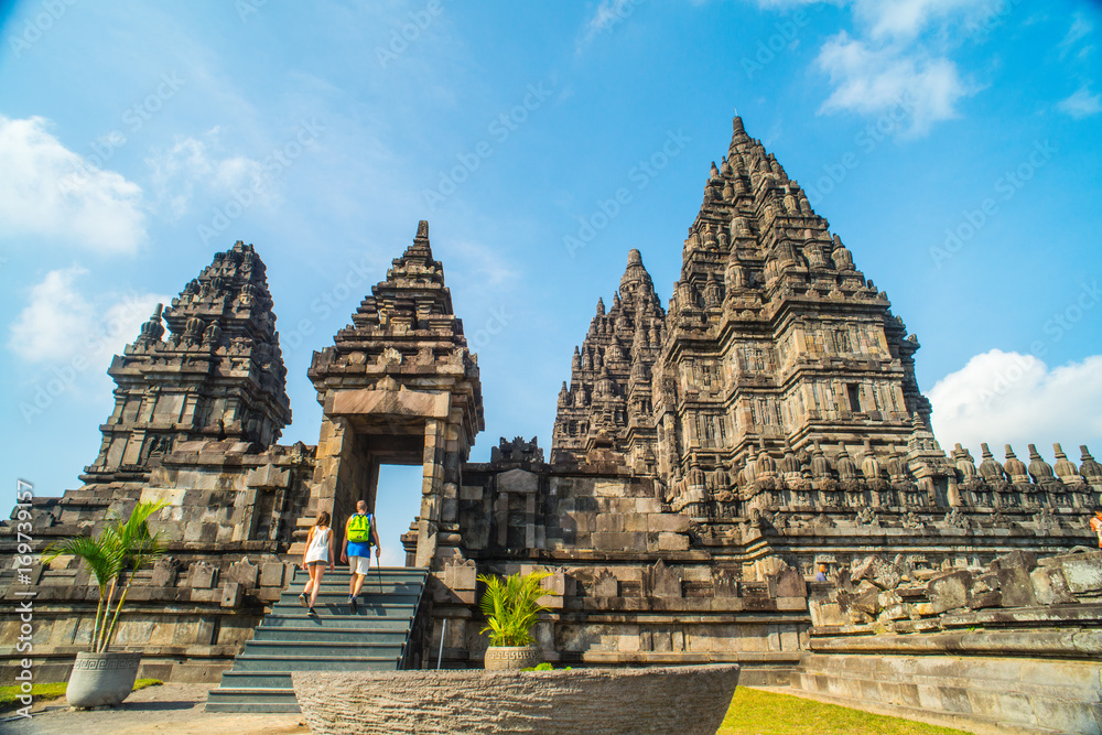Prambanan or Candi Rara Jonggrang is a Hindu temple compound in Java, Indonesia, dedicated to the Trimurti: the Creator (Brahma), the Preserver (Vishnu) and the Destroyer (Shiva)