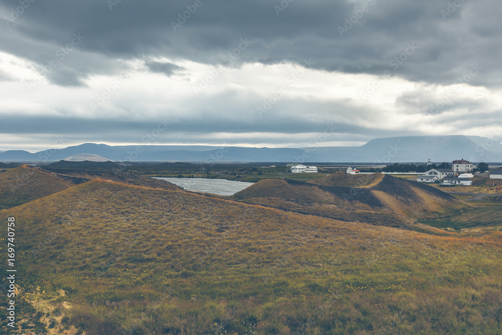 Skutustadagigar pseudocraters, Iceland