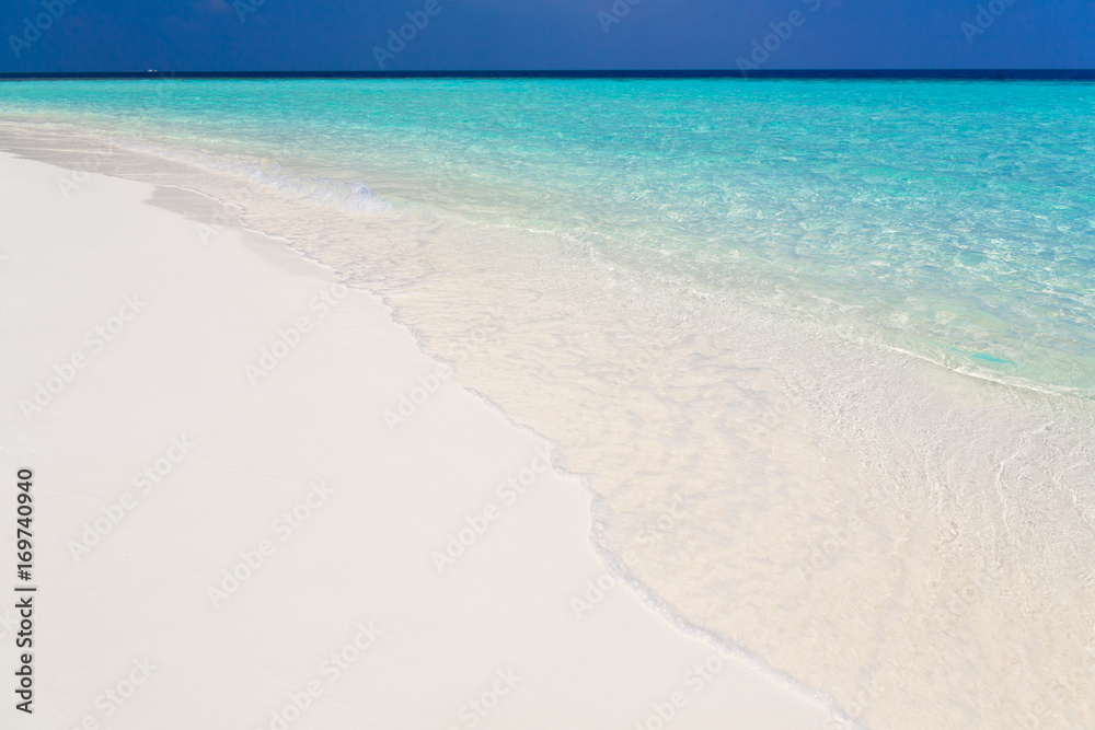Maldives, white sand Maldives, white sand