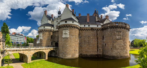 Castle of the Dukes of Brittany (Chateau des Ducs de Bretagne) in Nantes, France