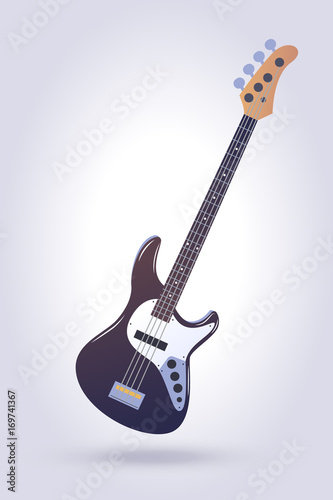 Electric bass guitar
