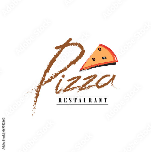 Pizza company vector logo