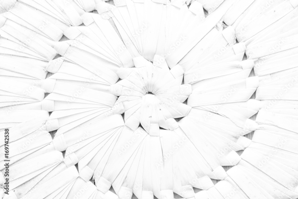 Obraz premium Pattern nature for background of handicraft weave white texture wicker surface