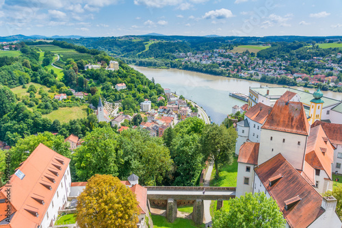 Photography Passau city skyline Bavaria, Germany.