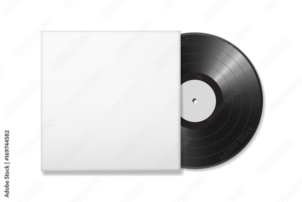 Blank vinyl disc Blank vinyl disc