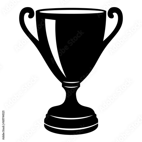 Goblet icon, simple black style