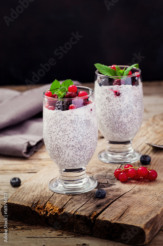 Chia Seed Pudding and Fruit