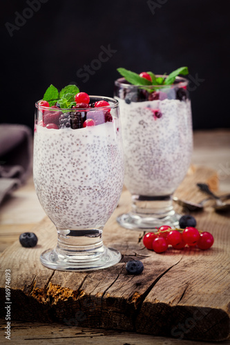 Chia Seed Pudding and Fruit