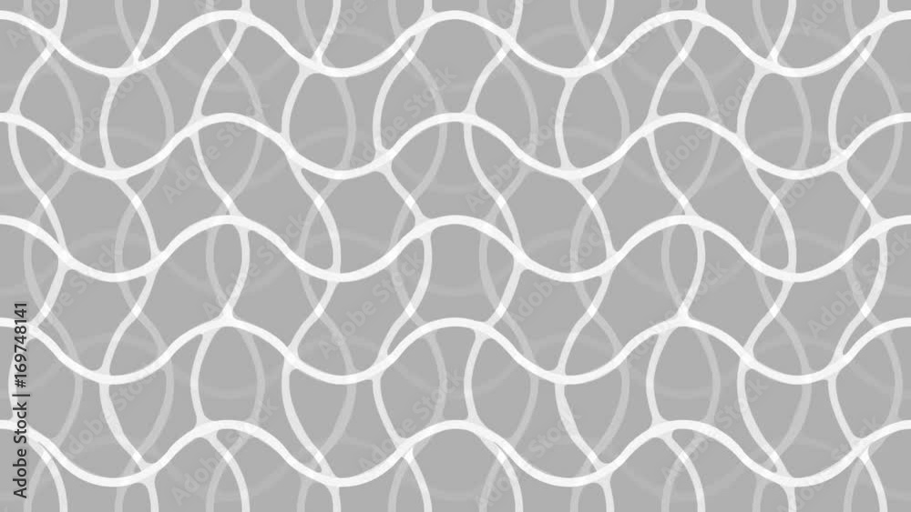 Seamless loop animation background with stylish pattern of mesh Seamless loop animation background with stylish pattern of mesh