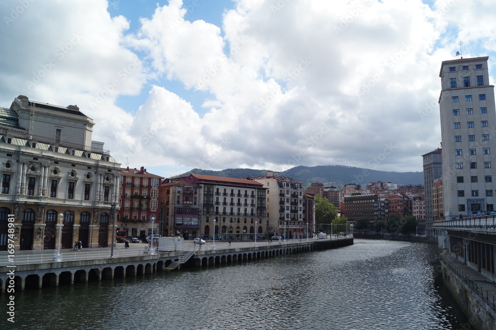 Bilbao, architecture, Espagne, europe, ville, beauté, espagnol, centre, ville