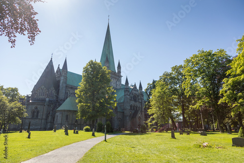 Cathédrale de Nidaros à Trondheim, Norvège