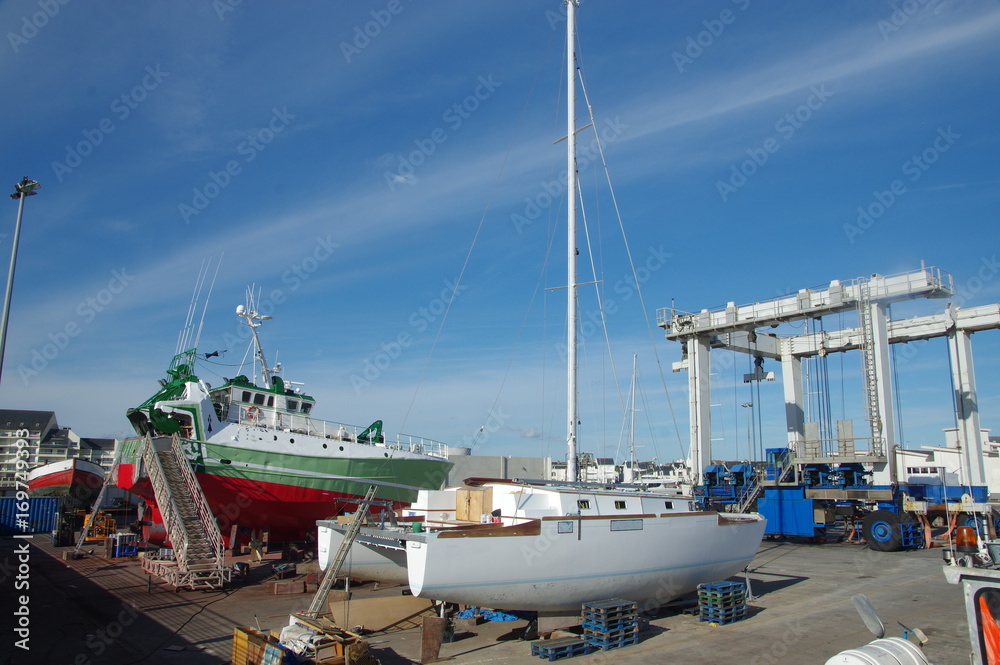 Fototapeta premium chantier nautique 