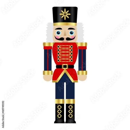 Vector illustration of a nutcracker