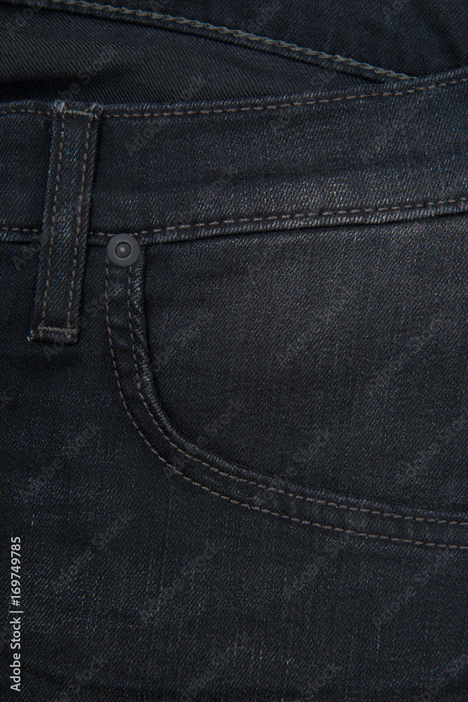 Denim grunge texture. Jeans close-up