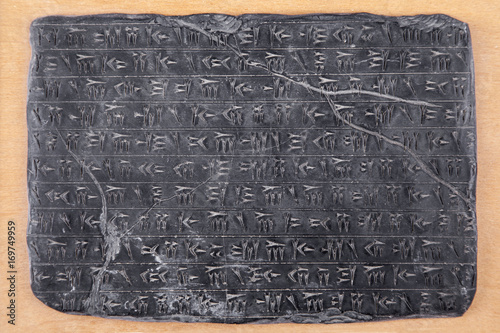 Plakat Cuneiform script