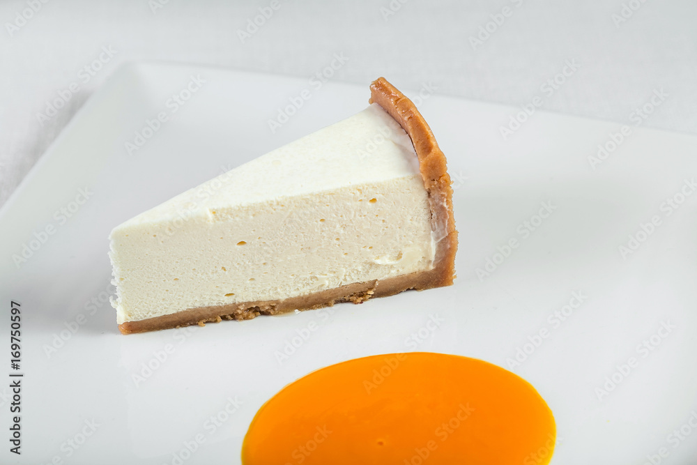 Slice of New York Cheesecake