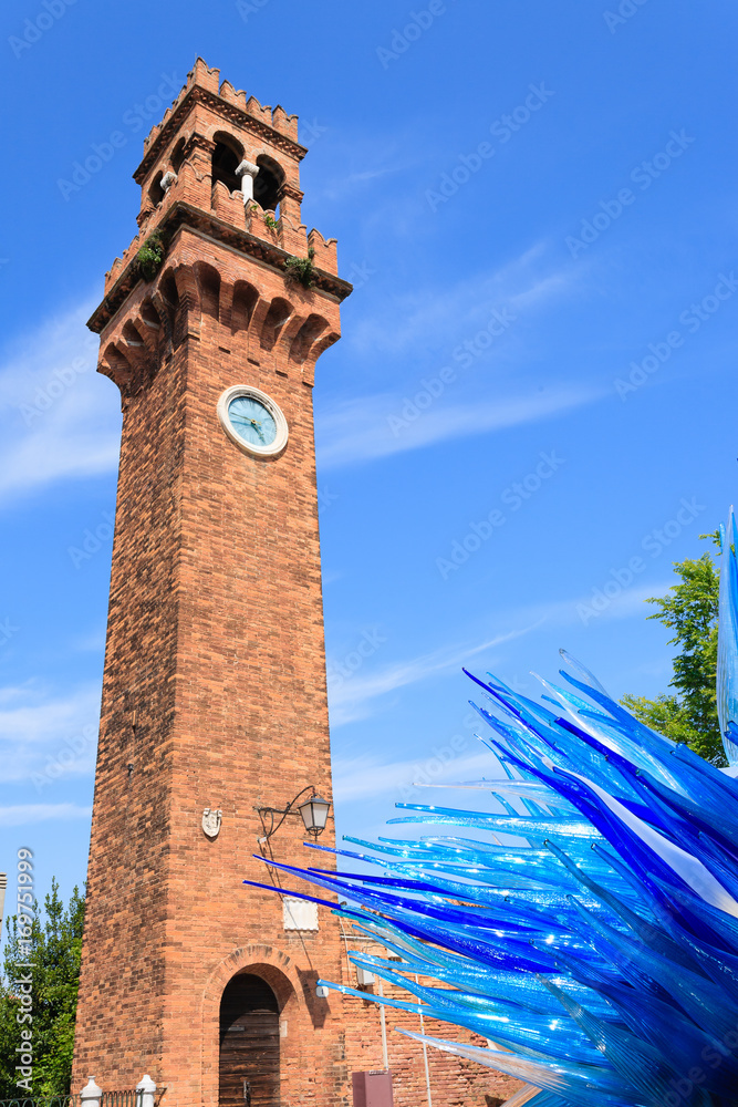 Murano bell clock, Venice