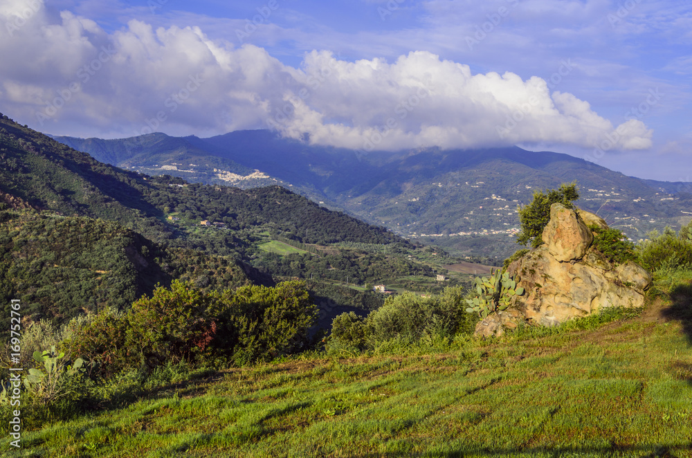 Sicilian countryside on the north coast