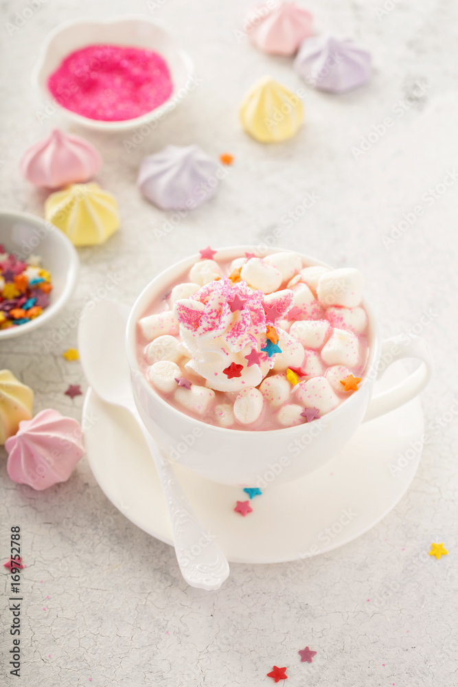 Unicorn hot chocolate Unicorn hot chocolate