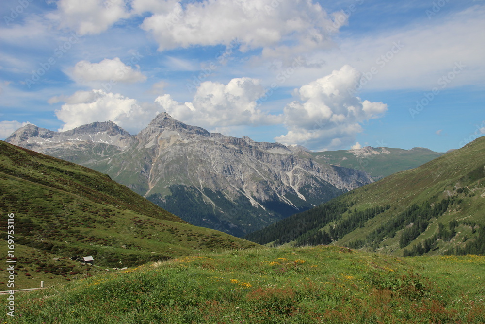 Suisse splugen spruegen pass beautiful landscape