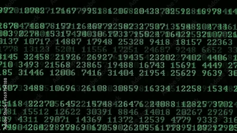 Moving Computer Codes on a monitor
Moving Computer Codes on a monitor