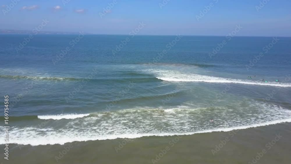 Aerial view on the beach. Bali. Ocean Aerial view on the beach. Bali. Ocean