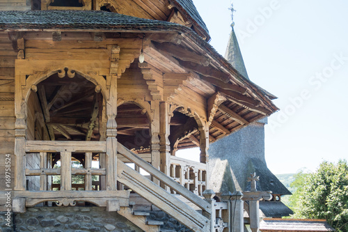 July 9th, 2017 - Barsana wooden monastery, Maramures, Romania. Barsana monastery is one of the main point of interest in Maramures area. © Oana