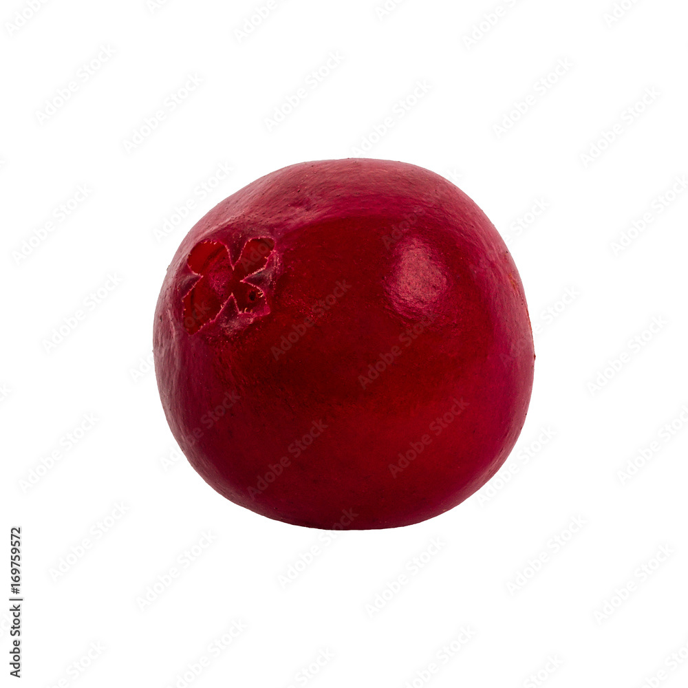 Obraz premium Fresh cranberry on a white background
