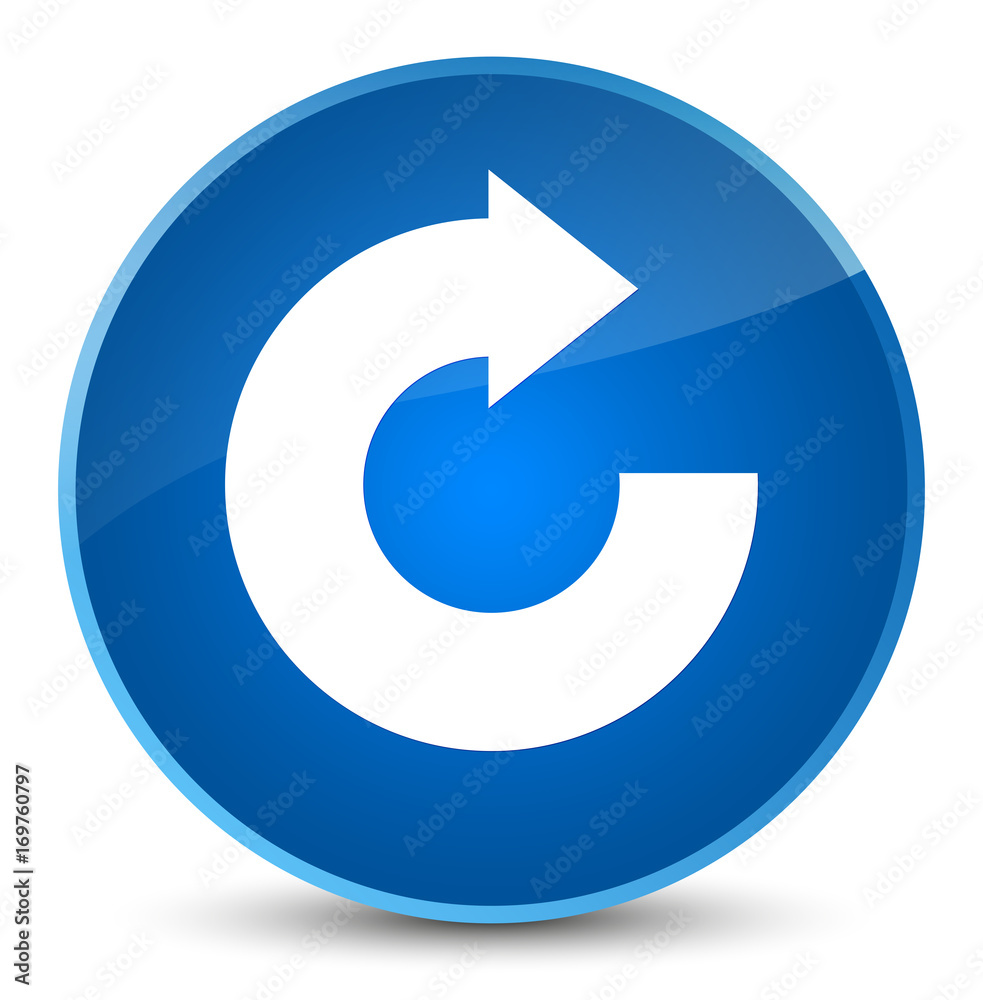 Reply arrow icon elegant blue round button Reply arrow icon elegant blue round button