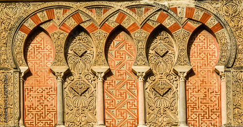Mezquita de Córdoba, arte islámico, Córdoba, Andalucía, España photo