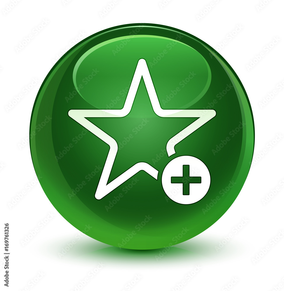 Add to favorite icon glassy soft green round button Add to favorite icon glassy soft green round button