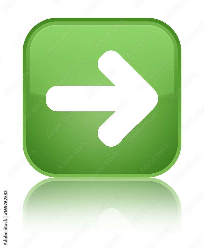 Next arrow icon special soft green square button Next arrow icon special soft green square button