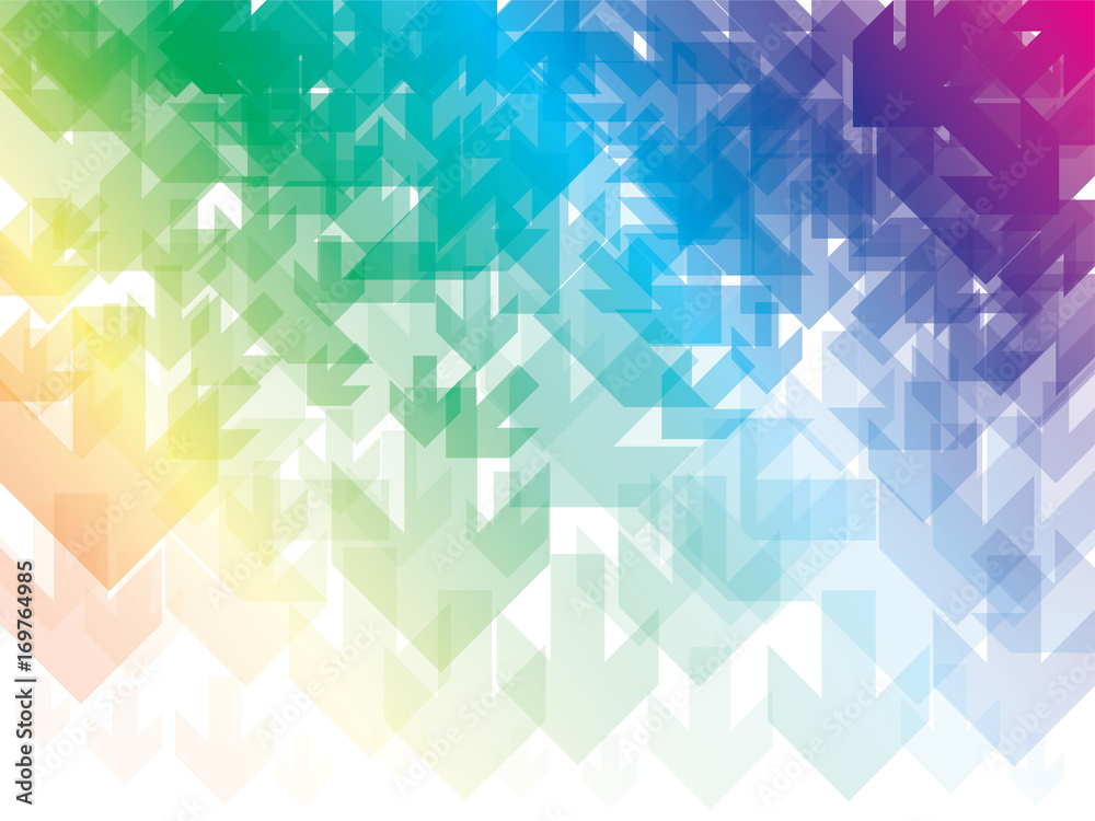 Obraz premium arrow white-rainbow abstract background. Vector illustration