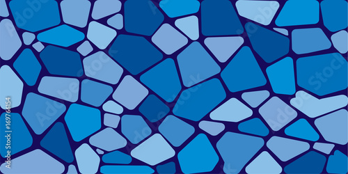 Stone wall surface pattern, abstract background consisting of geometrical shapes