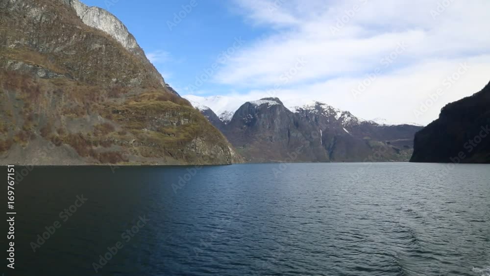 Sognefjord in Norway in a sunny day Sognefjord in Norway in a sunny day