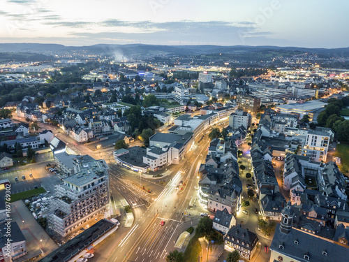 City of Wetzlar at night, Germany photo