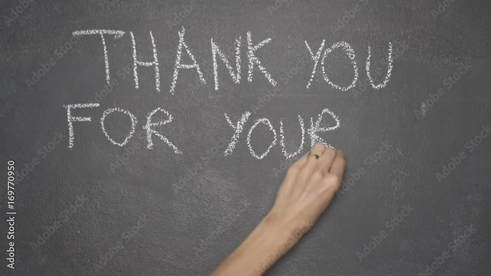 Woman's hand writing 