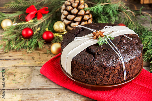 Chocolate Christmas Pudding