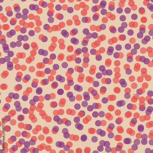 Dost seamless pattern. Dotted background with circles, dots, rounds