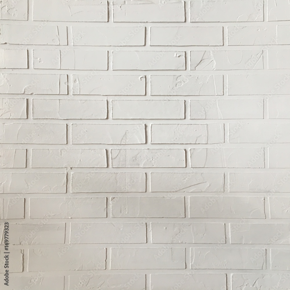 Fototapeta premium white brick wall
