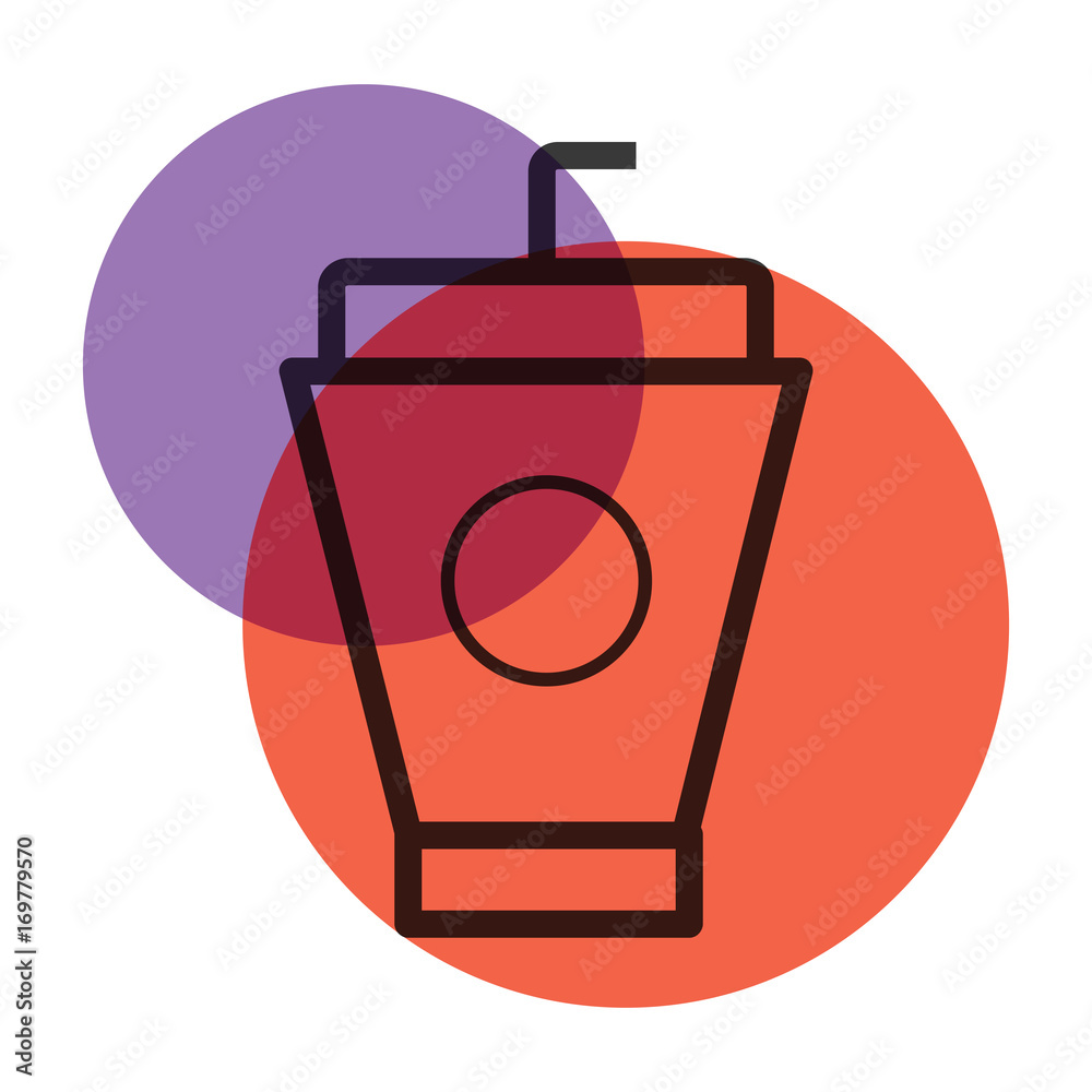 Coffee Beverage Icon color mark Coffee Beverage Icon color mark