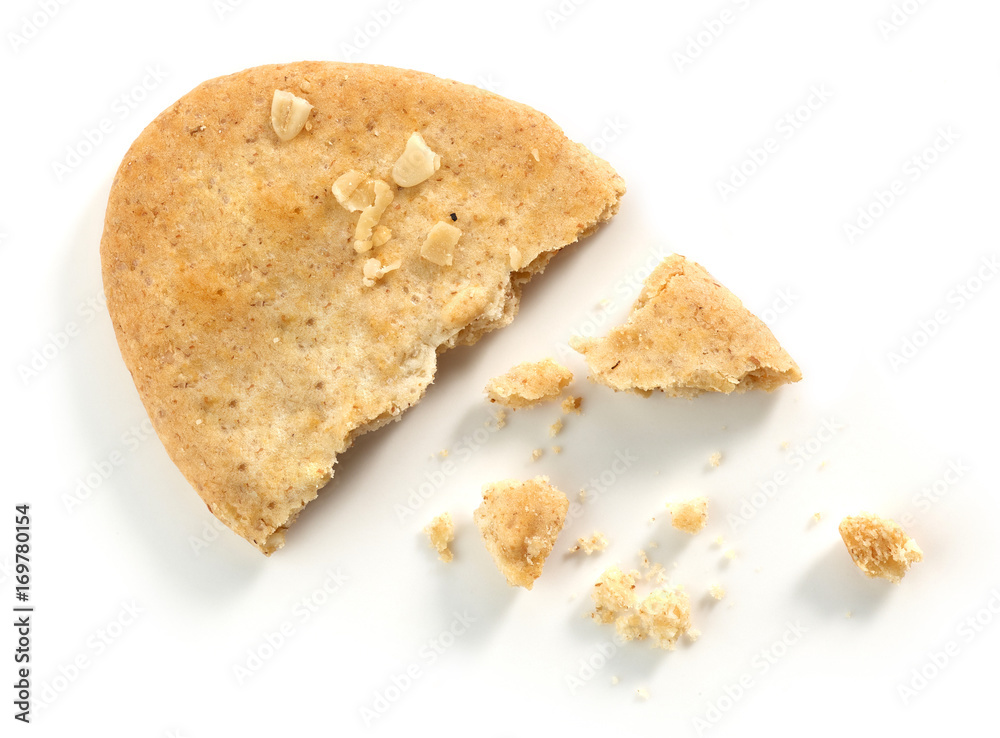 Cookie pieces and crumbs Cookie pieces and crumbs