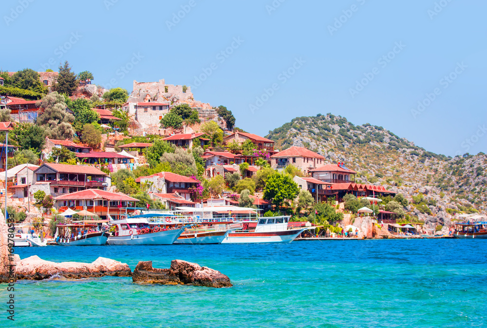 Naklejka premium Kekova island (ucagiz -Kale), Antalya Turkey
